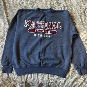 MACKINAC ISLAND MICHIGAN CREWNECK
